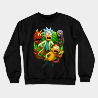 Rick and Morty Escape Crewneck Sweatshirt